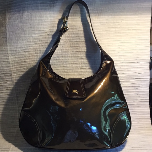 Burberry patent leather hobo - Picture 3 of 13